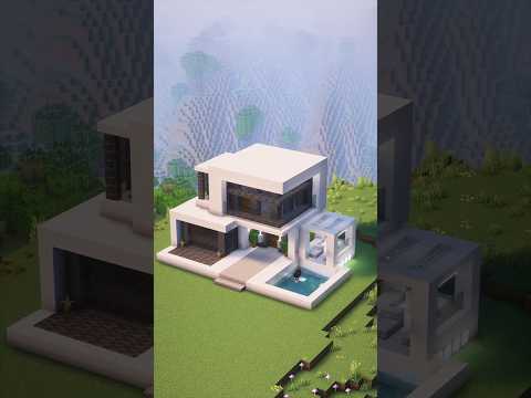 Minecraft | 現代別墅🏠 #Shorts