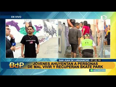 BDP SJL: recuperan skate que era usado por personas de mal vivir