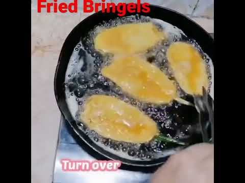 Fried Bringels |Baingan Pakoray | Homemade Bringels.