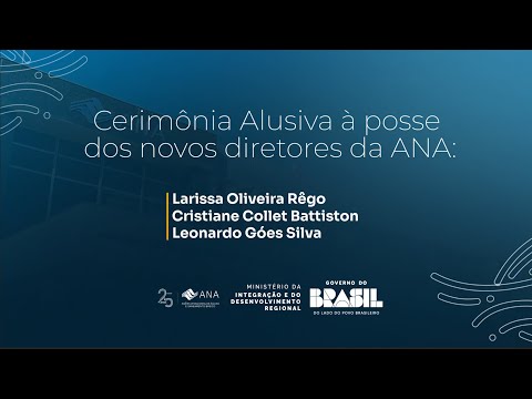 Cerimônia Alusiva  à posse dos novos diretores da ANA