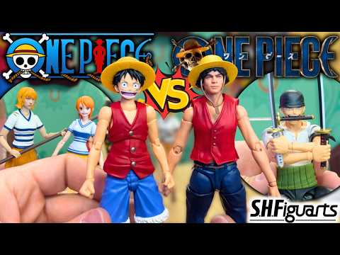¿ANIME o LIVE ACTION? 🏴‍☠️ ONE PIECE MEGAUNBOXING S.H. FiguArts 🔥 Luffy - Nami - Zoro