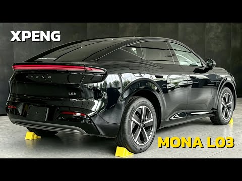 First Look ! 2027 Xpeng Mona L03 - 600km 71.2Kw 218Hp 264N.m | Black Color Mona L03