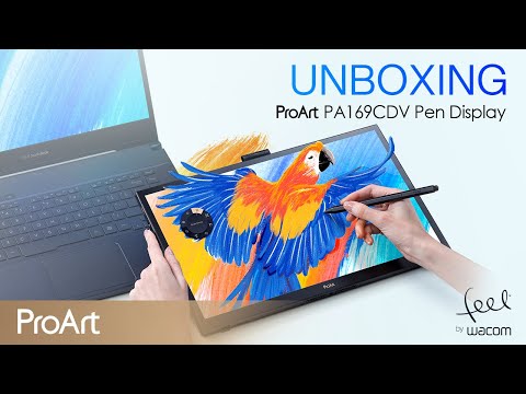 ProArt PA169CDV Pen Display Unboxing Video | ASUS