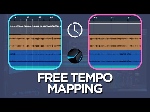 How to match Free-Tempo Multi Tracks to a fixed BPM in #StudioOne