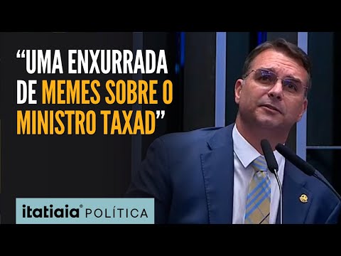 FLÁVIO BOLSONARO FALA SOBRE MEMES DE 'TAXAD': É A LIVRE MANIFESTAÇÃO DO POVO