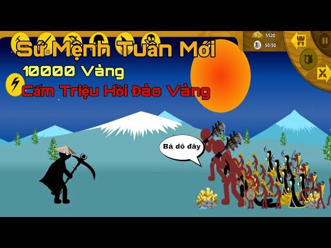 Chơi Xứ Mệnh Tuần Mới Với Các Thử Thách Khó Nhằn Trong Stick War Legacy