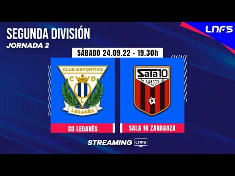 CD Leganés AD Sala 10  Jornada 2 Segunda División Temp 22 23
