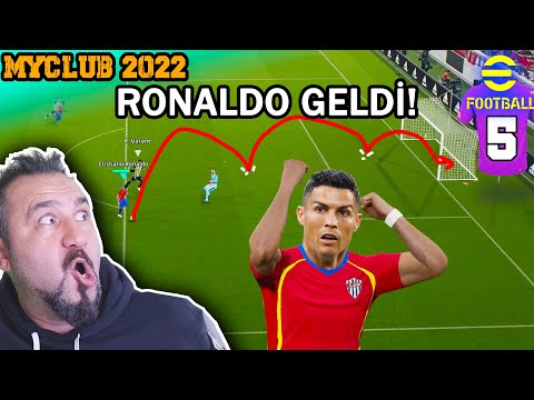 C. RONALDO TAKIMDA! ⚽ MARADONA EFSANE GOL! | PES 2022 (Efootball 2022) RÜYA TAKIM #5