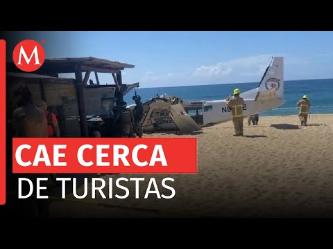 Aterrizaje forzoso de avioneta deja un muerto y seis heridos en Oaxaca
