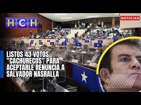 Listos 43 votos cachurecos para aceptarle renuncia a Salvador Nasralla