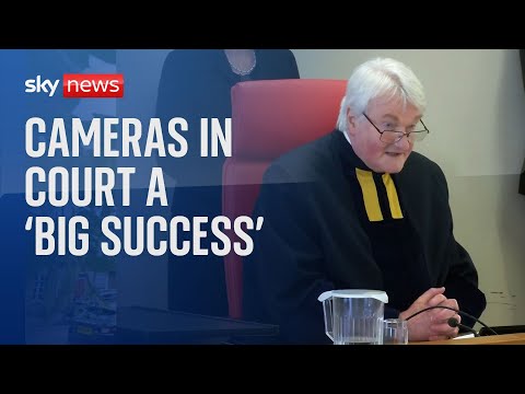 Cameras in courts has been 'big success'