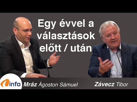 Egy évvel a választások után/előtt - Mráz Ágoston Sámuel és Závecz Tibor InfoRádió Aréna