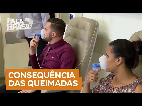 Aumento de queimadas no mês de agosto provoca problemas respiratórios