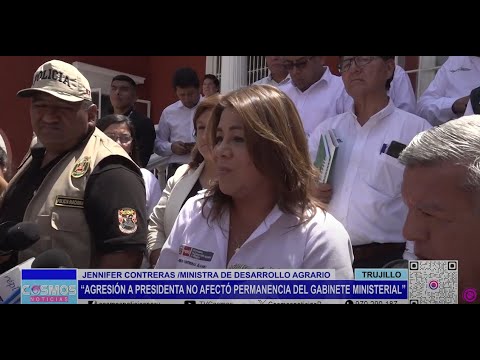 Trujillo: “Agresión a presidenta no afectó permanencia del gabinete ministerial”