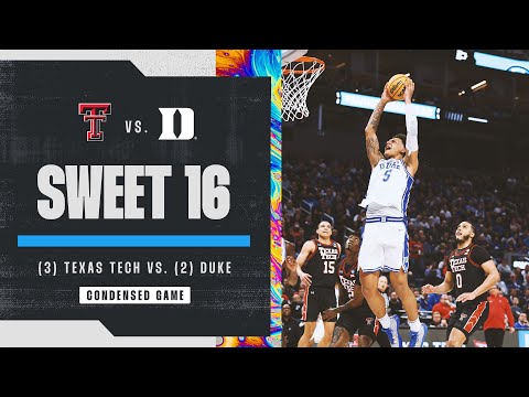 Duke vs. Texas Tech - Sweet 16 NCAA tournament extended highlights