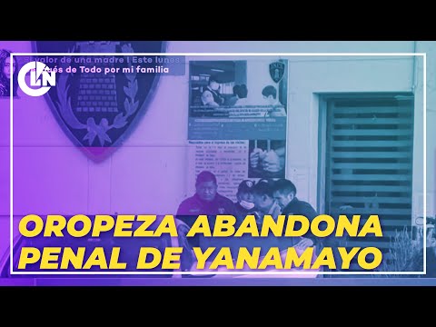 Gerald Oropeza abandonó el penal de Yanamayo en Puno