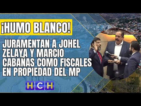 ¡Humo blanco! Juramentan a Johel Zelaya y Marcio Cabañas como fiscales en propiedad del MP