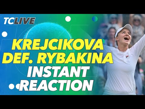 Barbora Krejcikova Reaches First Wimbledon Final With Win Over Elena Rybakina | Tennis Channel Live