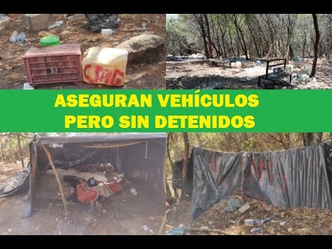 #Michoacán Aseguran campamento del CJNG en zona cerril de Zinapécuaro. Esto encontraron
