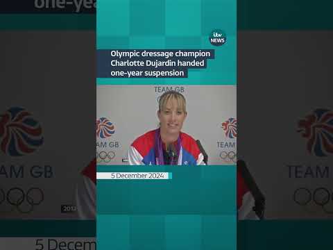 Double Olympic dressage champion Charlotte Dujardin handed one-year suspension over whipping video