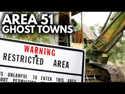 Shocking Find While Exploring Area 51 Ghost Towns