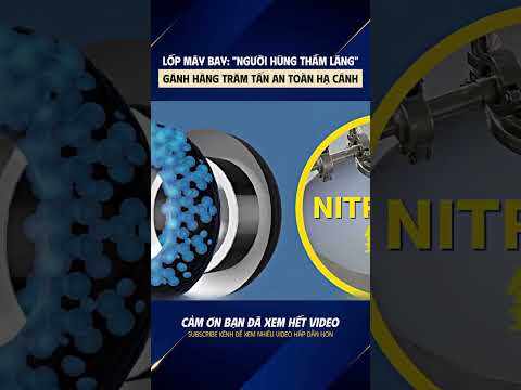 Lốp máy bay: Người hùng thầm lặng, gánh hàng trăm tấn hạ cánh an toàn #maybay #hacanh #antoan #lop