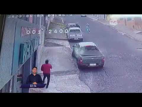 Quito: sujetos intentaron robar una camioneta