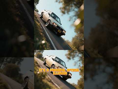 Gravity defying spots and visual illusions