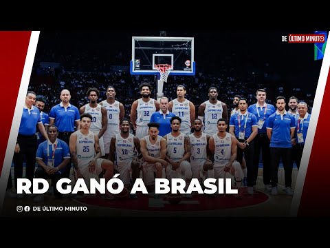 Equipo de baloncesto de RD vence a la selección de Brasil