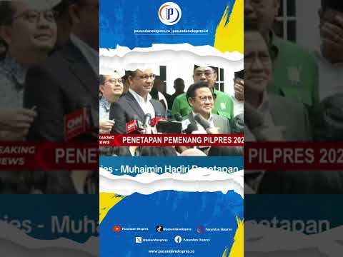 Anies - Muhaimin Hadiri Penetapan Prabowo - Gibran Sebagai Presiden #shortvideo #viral #trending