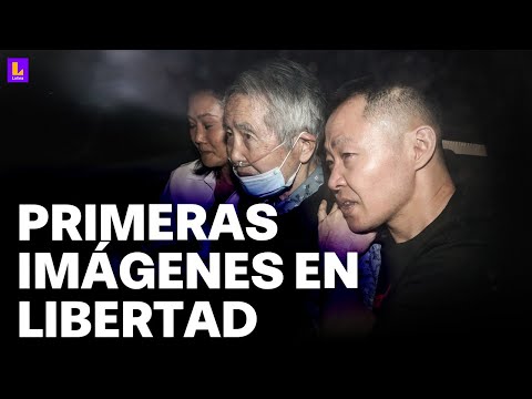 Los videos de Alberto Fujimori saliendo de Barbadillo: Así salió de la prisión con sus hijos