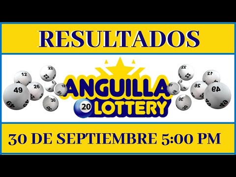 Resultados de la loteria Anguilla Lottery 05 PM  de hoy 30 de Septiembre del 2020
