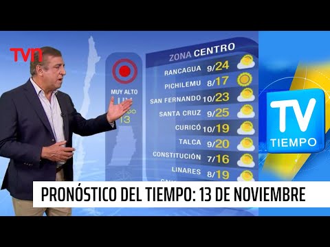 Pronóstico del tiempo: Viernes 13 de noviembre | TV Tiempo