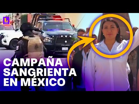 Campaña sangrienta en México: Asesinan a candidata en pleno acto político