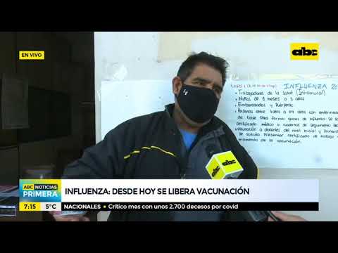 Vacunarán contra la influenza solo a niños en la XVIII Región Sanitaria