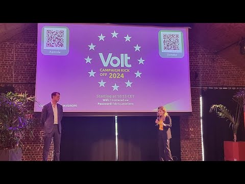 Σοφί Ιν'Τ Βελντ και Ντάμιαν Μπεζελάγκερ οι επικεφαλής υποψήφιοι του Volt στις ευρωεκλογές