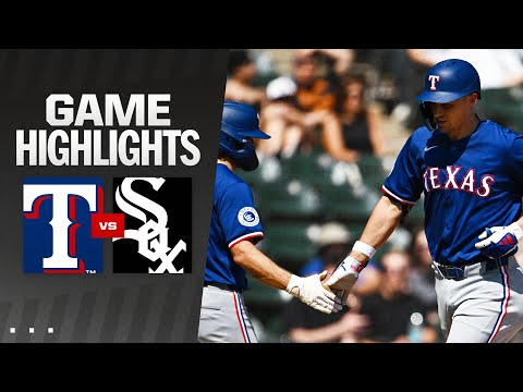 Rangers vs. White Sox Game Highlights (8/29/24) | MLB Highlights