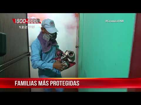 Fumigan y aplican BTI en más de 1 mil viviendas de Santa Ana Sur - Nicaragua