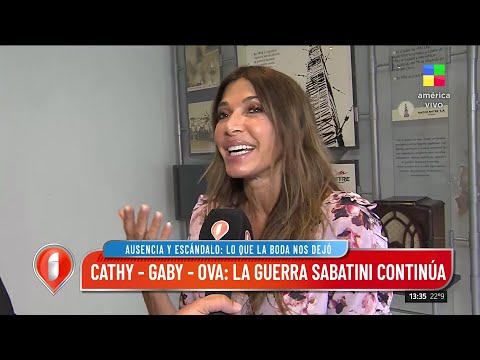 Cathy Fulop habla sobre la ausencia de Gabriela Sabatini en el casamiento de su hija Oriana