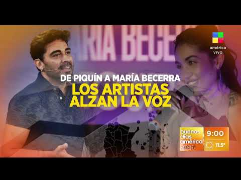 La crisis interpela a los artistas | De Piquín a María Becerra: qué opinan los famosos del país