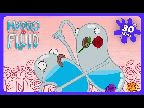 Hydro and Fluid - Kolorowe róże na Walentynki | Çocuk Çizgi Film | WildBrain Góra Przygód
