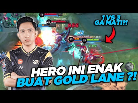 PAKE HERO INI BUAT GOLD LANE = 15 KILL LEBIH !! - Mobile Legends