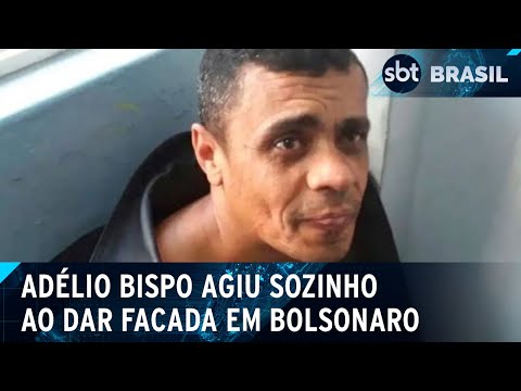 PF conclui que Adélio Bispo foi único responsável por facada em Bolsonaro | SBT Brasil (11/06/24)