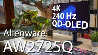 Vido-Test : Grandioser 4K QD-OLED-Monitor mit 240 Hz nicht nur fr Gamer - Der Alienware AW2725Q im Test