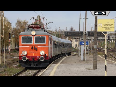 Turkol "Bieszczady" z EP05 w Kielcach / Turkol "Bieszczady" Railfan Excursion in Kielce Poland
