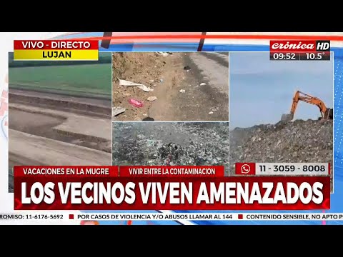 Peligro ambiental en Luján: vecinos viven entre la basura ante la falta de acción municipal