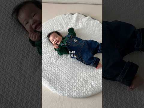 生後4ヶ月赤ちゃんのオシャレしてお出かけした1日