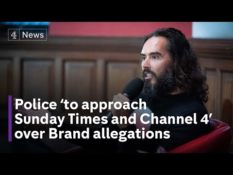 Russell Brand allegations: Police encourage complainants to come forward