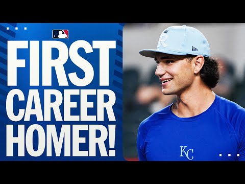 Jac Caglianones first Major League home run!