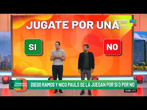 Diego Ramos y Nicolás Pauls en Desayuno Americano